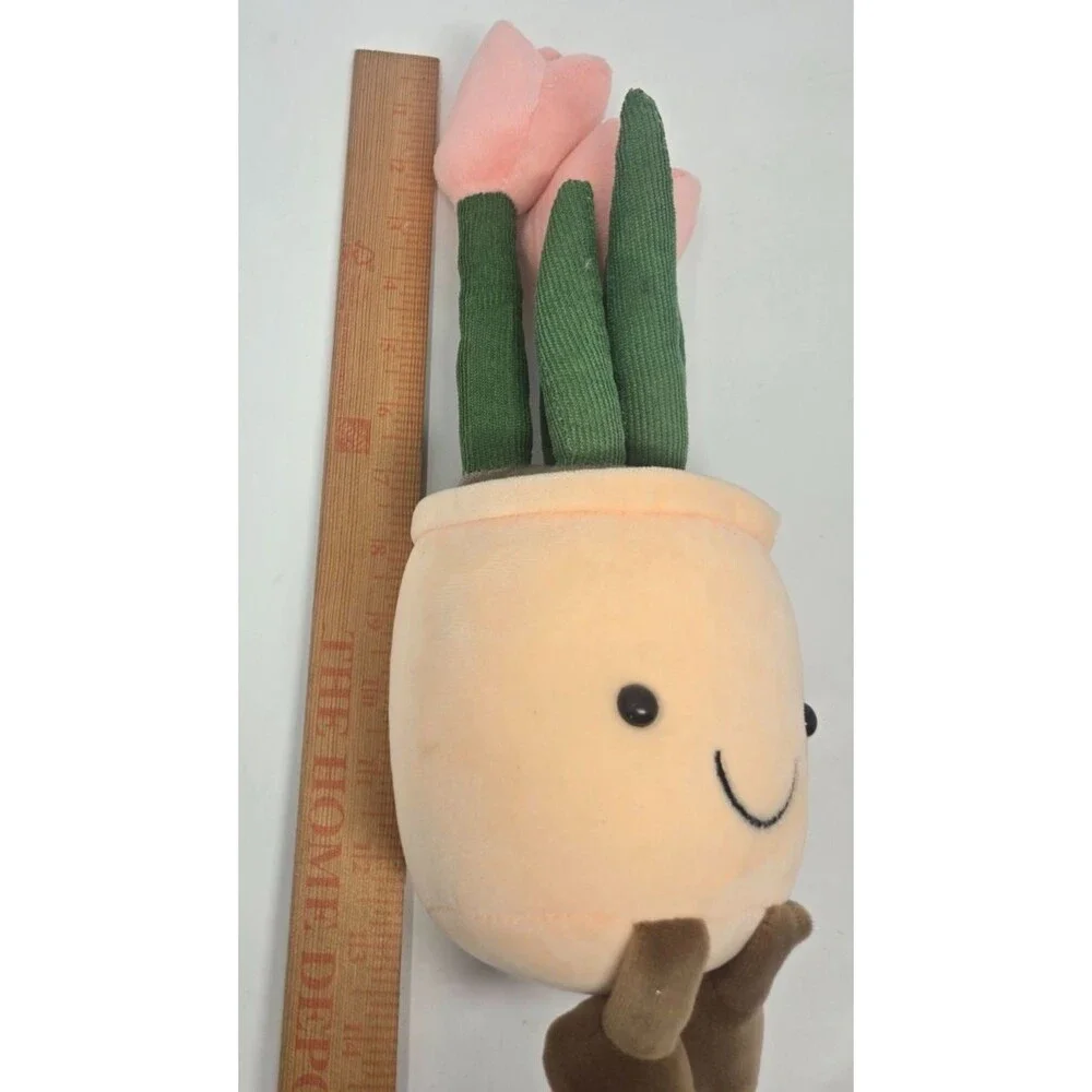 Kawaii Tulip Flower Pot Plush 12